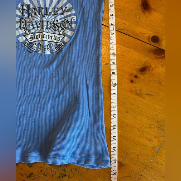 Harley-Davidson Blue Graphic Tank Top - Picture 9 of 9